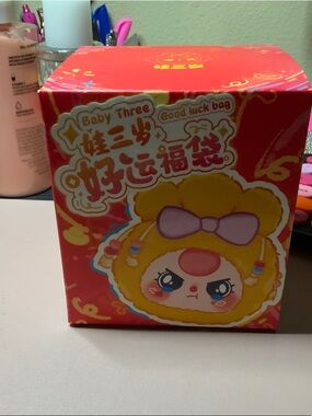 Good Luck Bag Kids Toy - Pink & Yellow Character Box